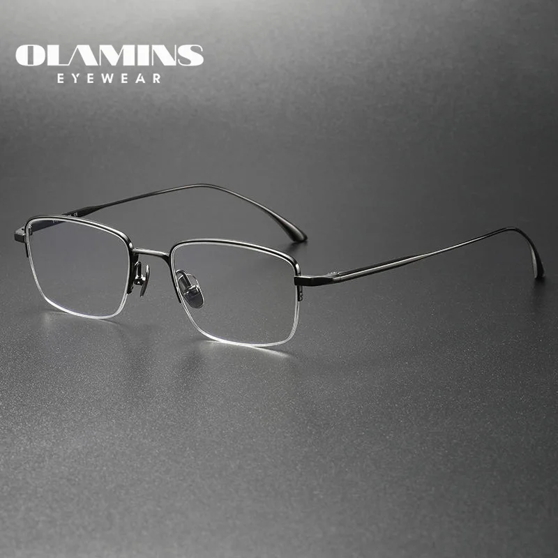 OLAMINS​ High Quality Spectacle Glasses Frame Eyeglasses Optical Eyewear Frames Men Glasses MIES