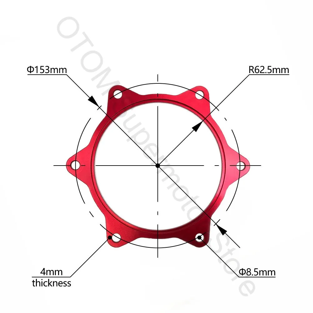 2002-2020 For HONDA Motorcycle Rear Wheel Hub 3.75mm Heighten Sprocket Gasket Spacer Adaptor For HONDA CRF250R CRF250X CRF450R