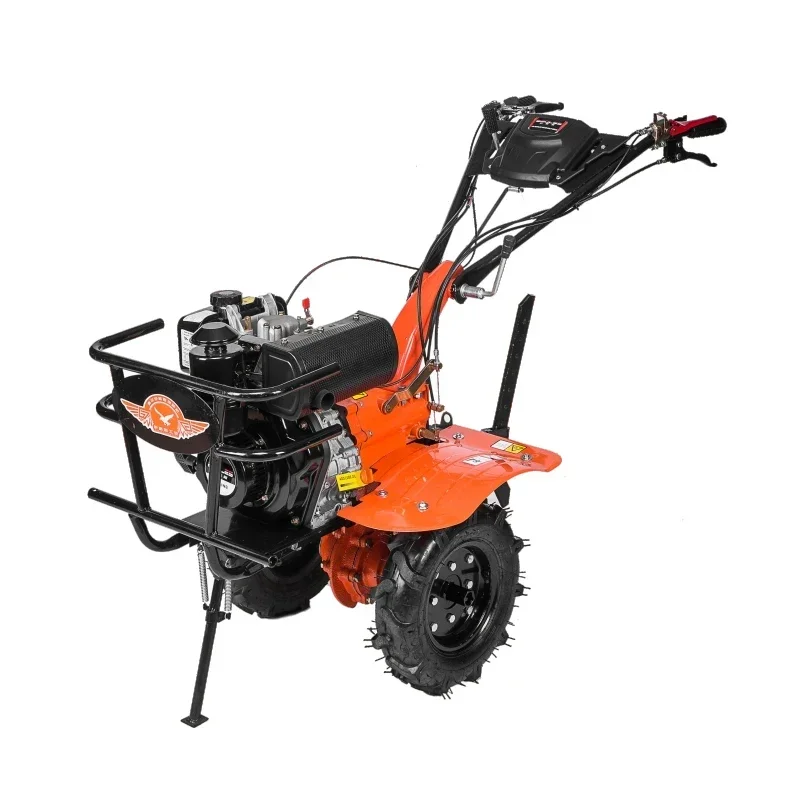 Agricultural machinery Mini Land Cultivation Machine 5HP 7HP garden tractor cultivators home power tiller cultivator diesel