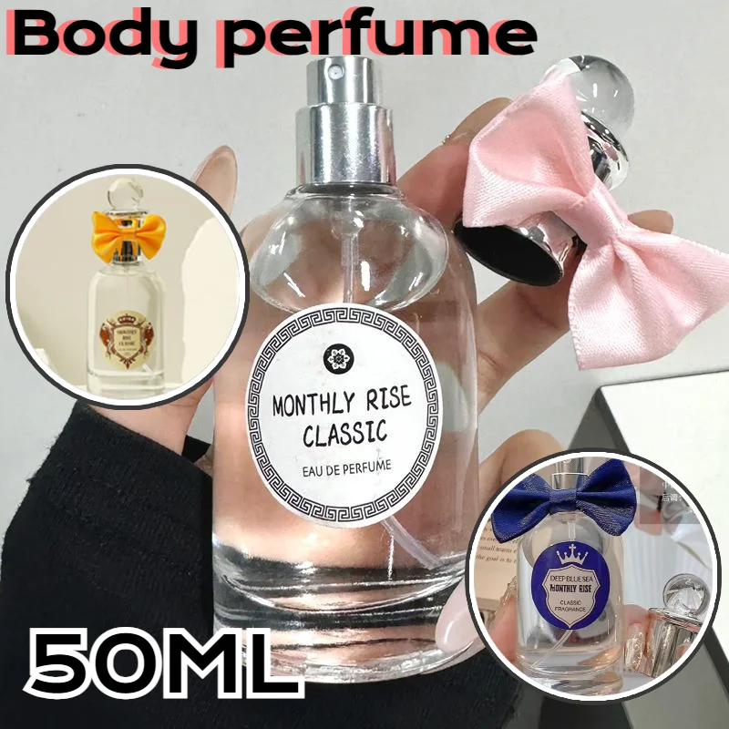 

Body Perfume with Long-lasting Fragrance, Fresh Floral Fragrance, Men's and Women's Perfume 50ml Deodorant and Odor Removal