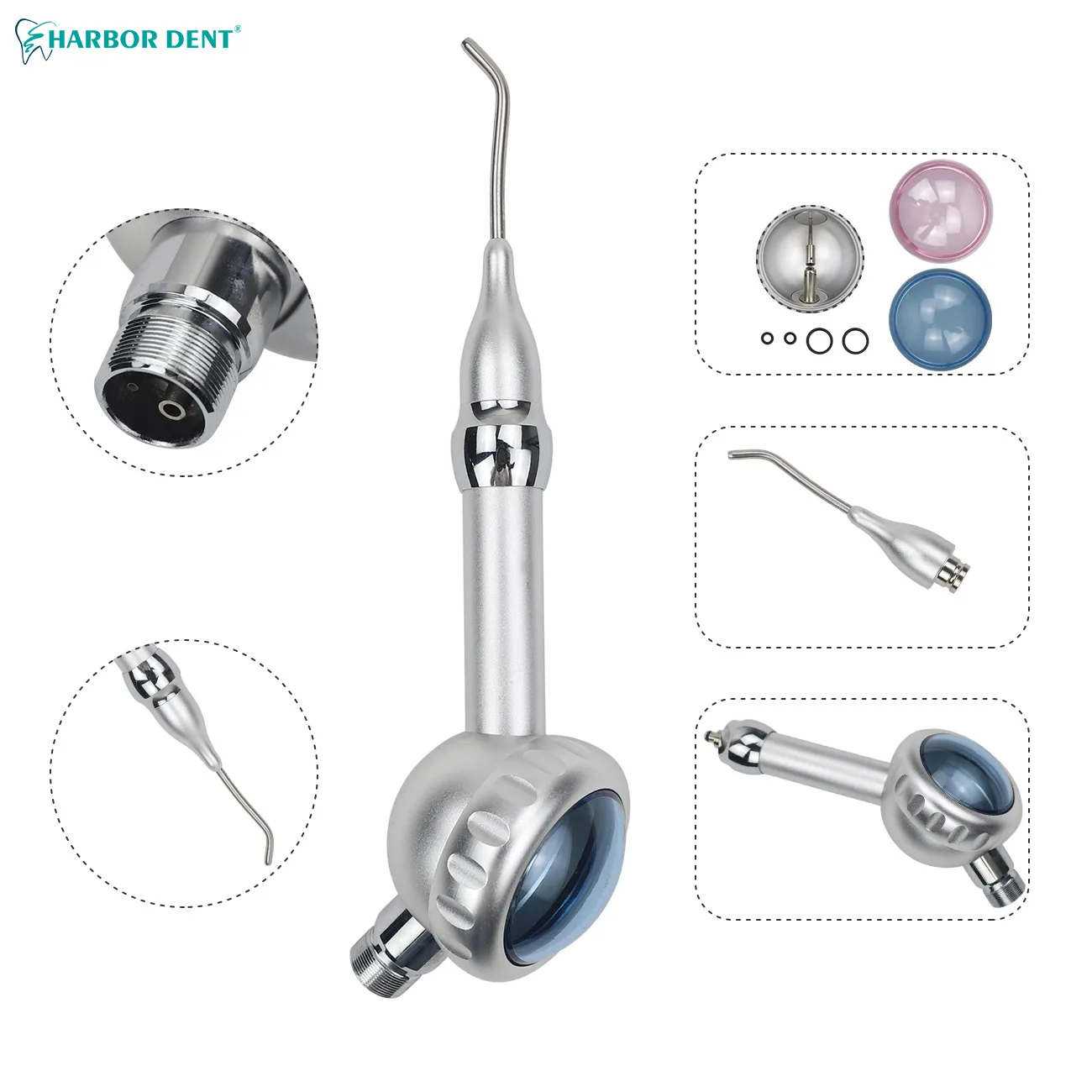 

Dental Air Water Polisher Jet Air Flow Oral Hygiene Tooth Cleaning Prophy Polishing Tool Dentistry Equipment Teeth Whitening