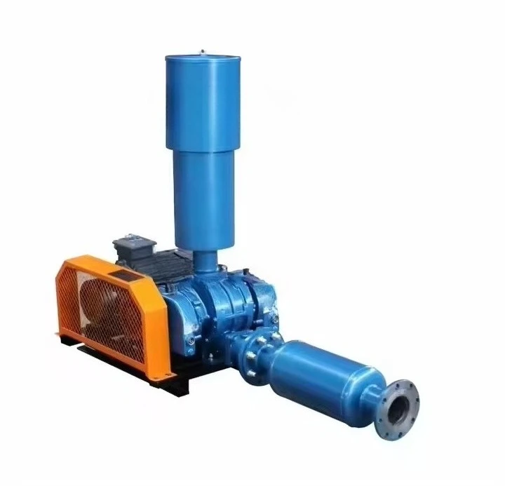 High Quality Fish Pond Roots Blower Vacuum Pump  Factory Efficient High Pressure 220V DC Electric Current Cast Iron OEM