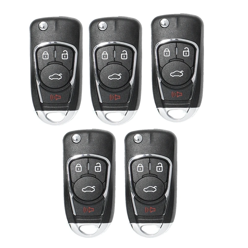 

5Pcs/Lot Car Remote Smart Key 4 Button B-Series KD For KD900 KD900+ URG200 KD-X2 Mini GM Style