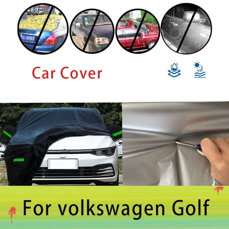 

For volkswagen Golf Outdoor Protection Full Car Covers Snow Cover Sunshade Waterproof Dustproof Exterior Car accessories