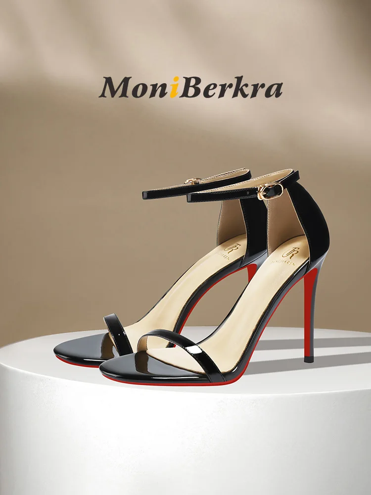 

2025 Summer New One Belt Sandals for Women with Thin Heels, Sexy and Dewy Toe Style, Elegant and Stylish with Thin Heels