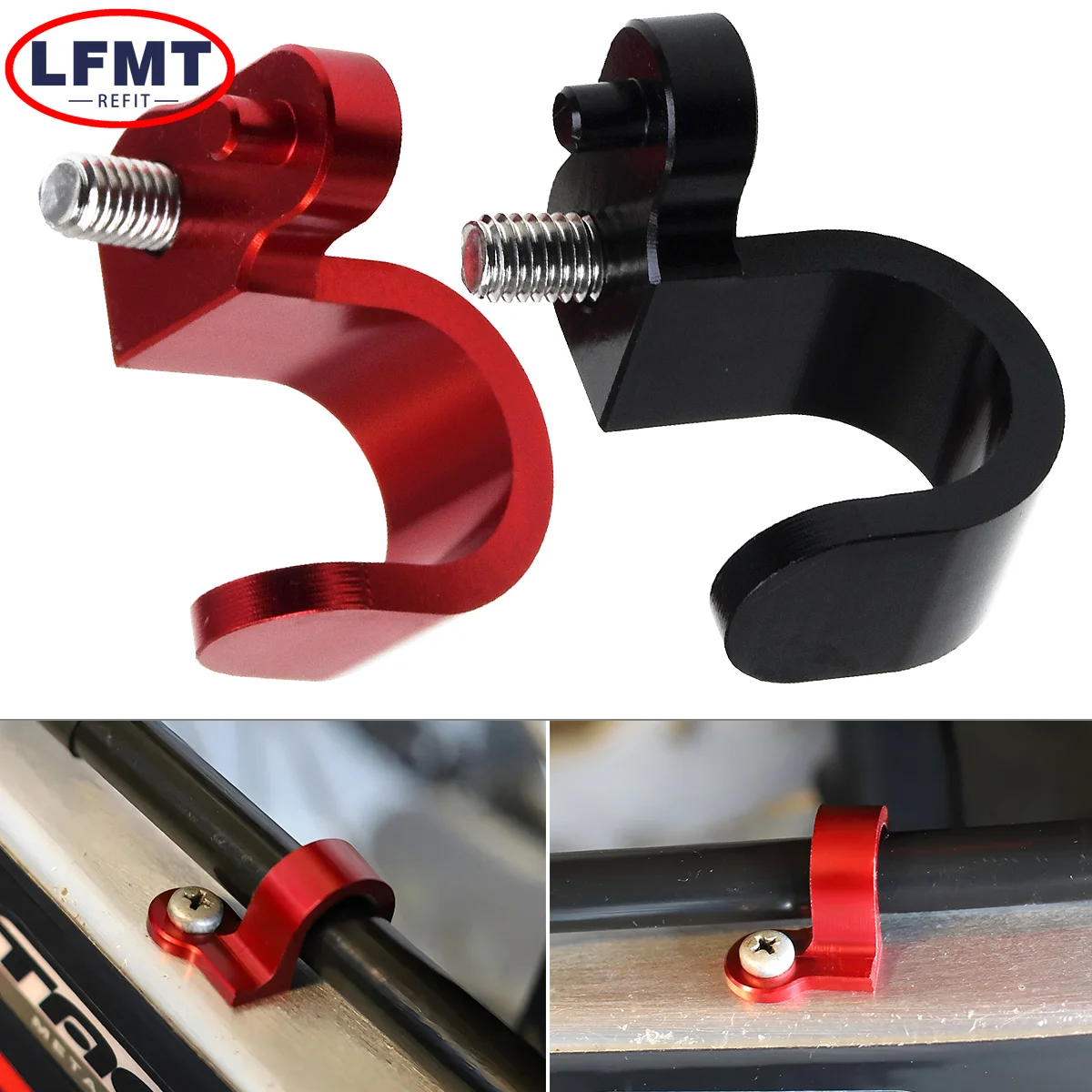 For Honda CRF230M CRF230L CRF250L/300L XR250L 250R XR400R 600R 650R/650L Motorcycle Clamping Line  Front Brake Hose Clamp Holder