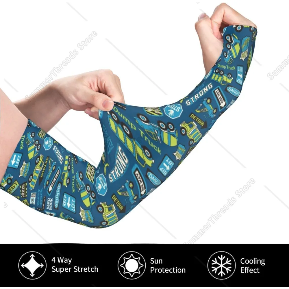 Lengan Pendingin untuk Pria Wanita Perlindungan Uv - Lengan Tato Mesin Alat Berat untuk Menutupi Lengan