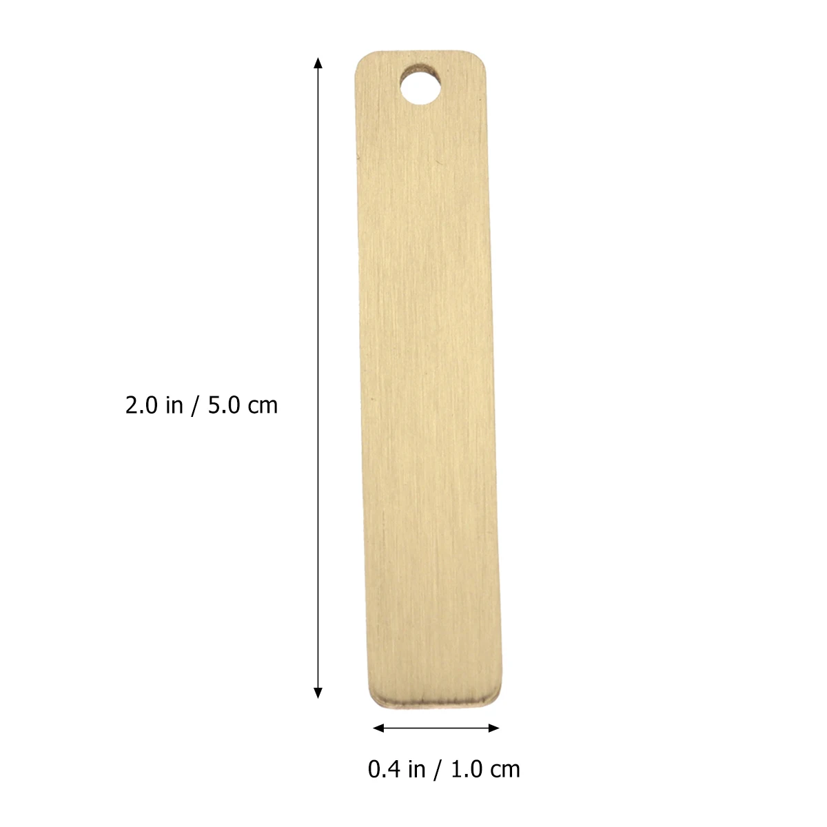 

3 Pcs Brass Hanging Tag Gift Tags DIY Craft Plaque Pure Copper Metal Blank Plaques Plates