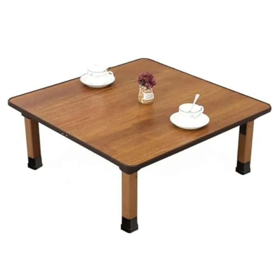 

Japanese Foldable Coffee Table Portable Low Tea Table Wooden Folding Dining Study Breakfast Serving Table Collapsable Small Des