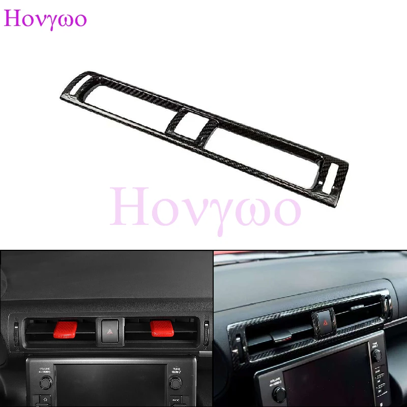 

Real Dry Carbon Center Air Vent Trim Cover Frame Panel For Subar BRZ For Toyota GR86 2022+