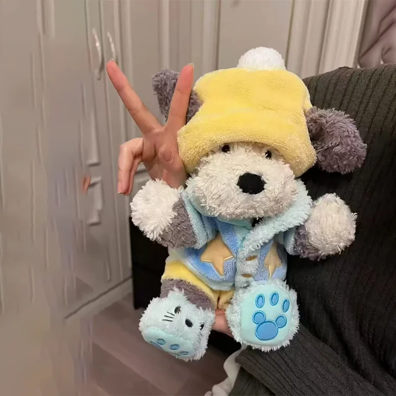 35CM Urocza pluszowa zabawka pies rasy Tangbuli Shepherd, miękka kreskówkowa lalka do przytulania, wypchana maskotka, poduszka w kształcie szczeniaka, prezent urodzinowy dla dziecka.