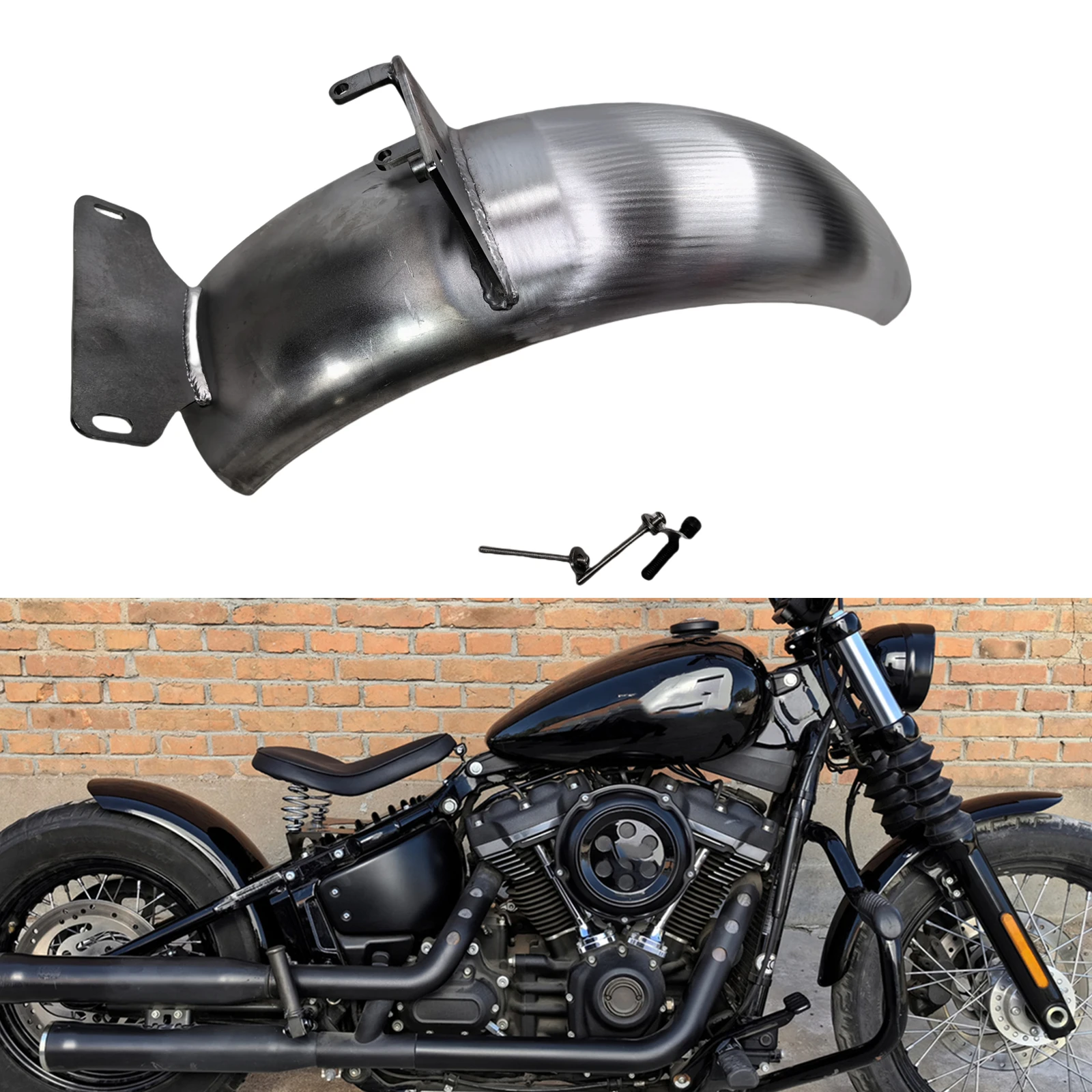 

Motorcycle Rear Fender Mud Splash Guard Mudguard For Harley Street Bob FXBB 2019 2020 2021 2022 2023 2024