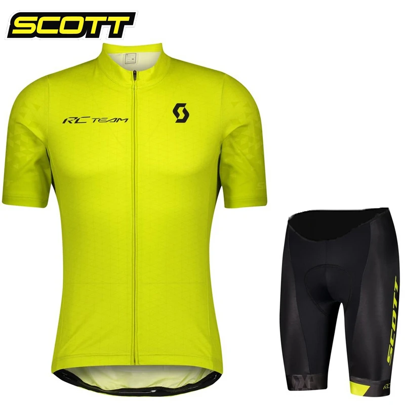 2023 Pro Cycling Jersey Set SCOTT Summer Mountain Bike Clothing Bicycle Cycling Jersey Sportswear Suit Maillot Ropa Ciclismo