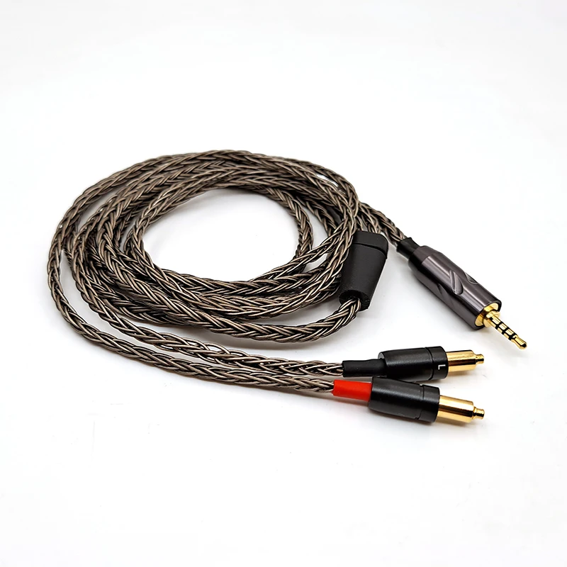 Equilibrado único cristal cobre atualizando cabo, substituível fone de ouvido cabo, 16 Core, 4.4mm, 2.5mm, 16 Core, apto para SRH1540, SRH1440, SRH1840