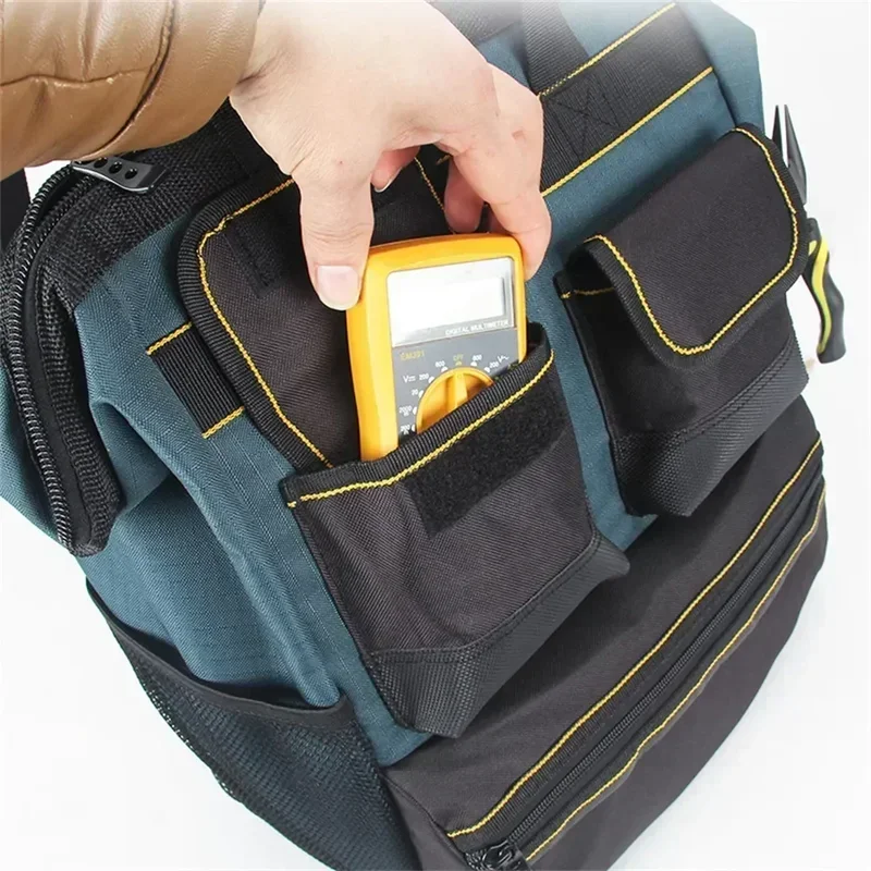 Backpack cloth Oxford travel toolbag tool large elevator new repair capacity tool belt hardware storage shoulder electrician