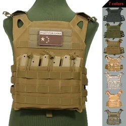 Sprzedaż hurtowa wojskowa zielona kamizelka bojowa taktyczna JPC Outdoor Hunting Wargame Paintball kamizelka płyta ochronna nosiciel Airsoft Vest