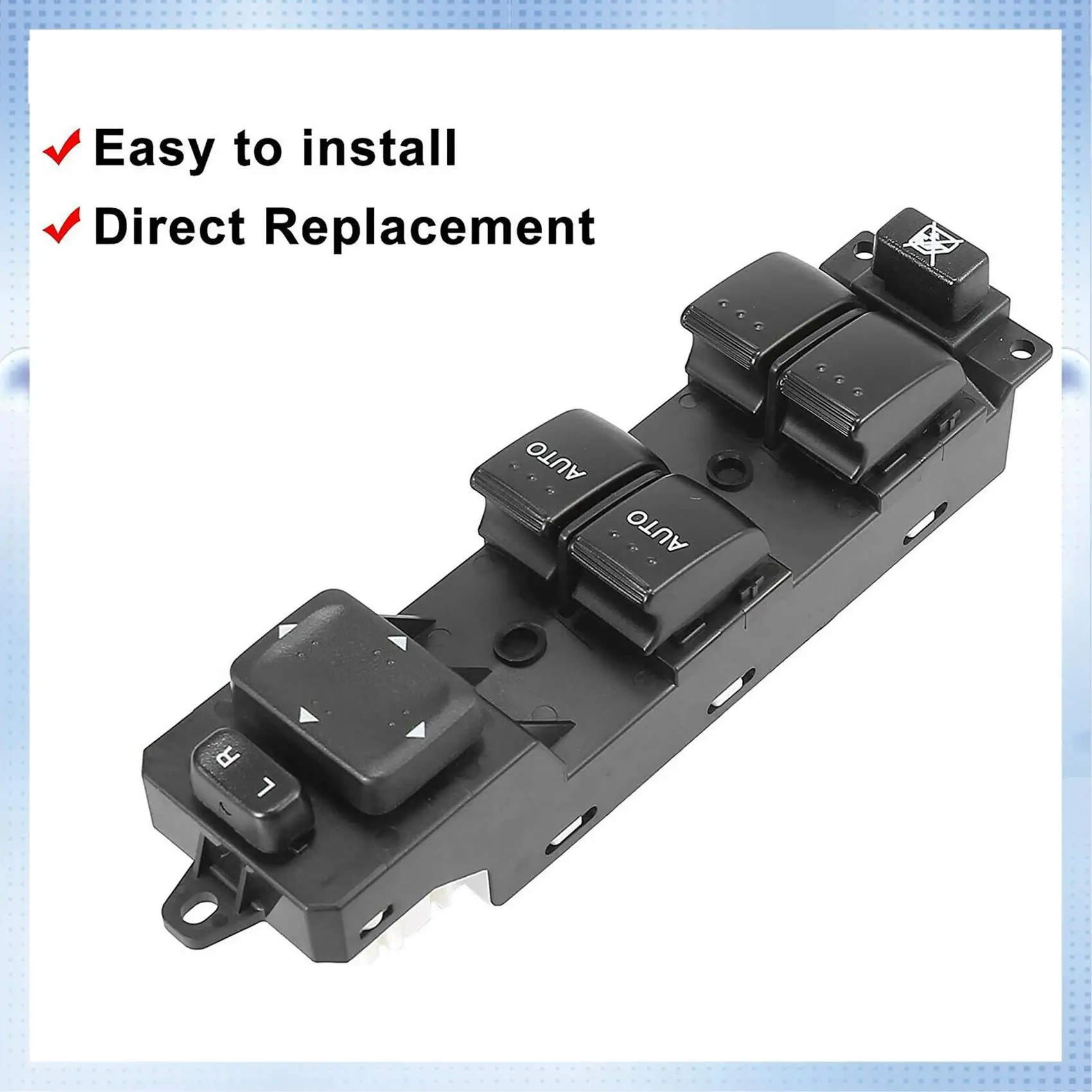 

A70R-Power Window Master Control Switch Fit For 2007-2012 Mazda CX7 Front Left Drivers Side Replacement Part GS3L-66-350