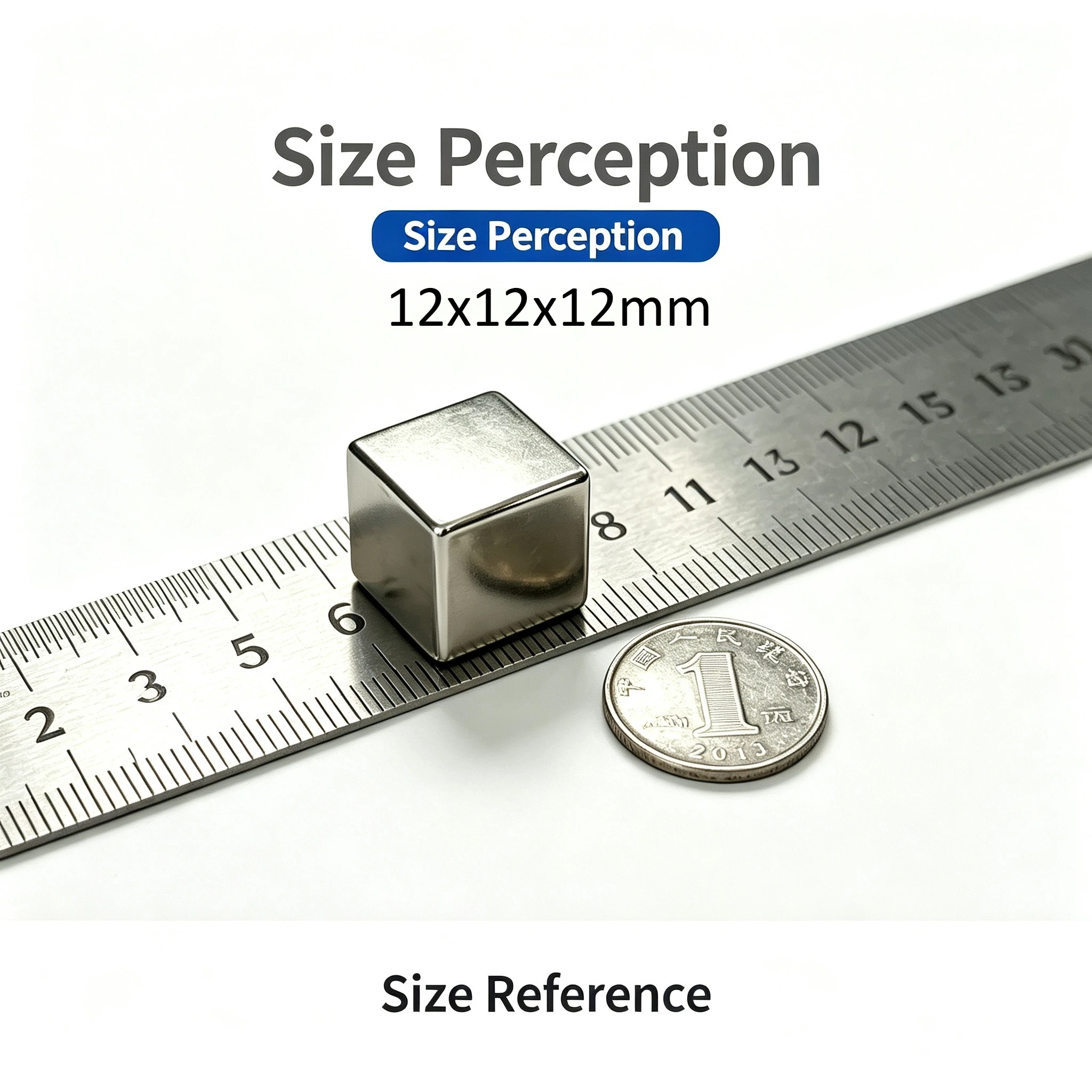 12x12x12mm N35 Neodymium Magnet Block Permanent NdFeB Magnet Super Strong Rare Earth Square Magnet for DIY Craft Hardware