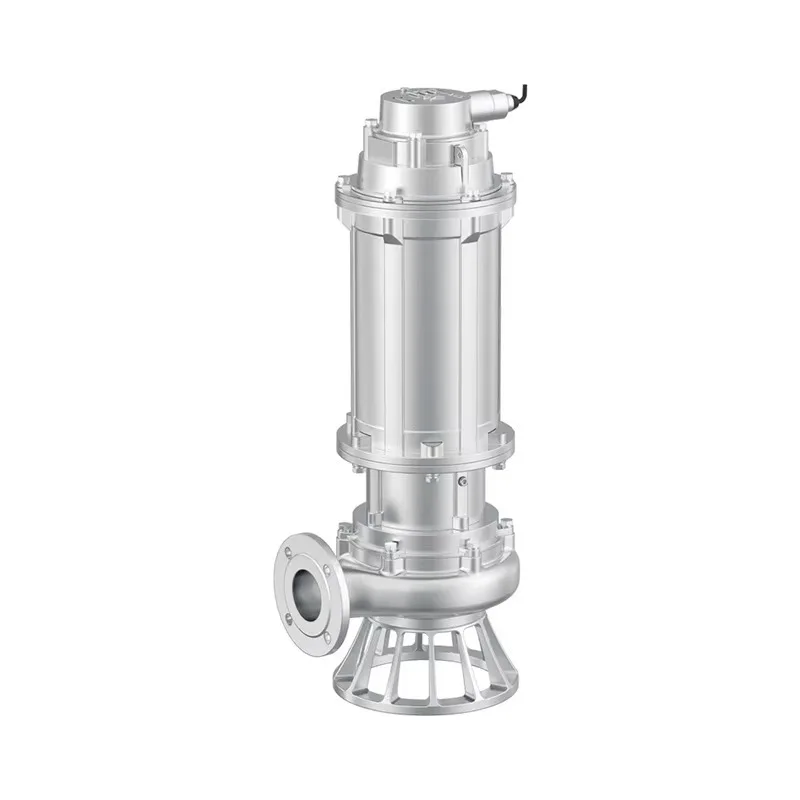 Stainless Steel Submersible Sewage Pump Large Flow Agricultural Drainage Site Water Accumulation Clearing Waste Liquid Conveying