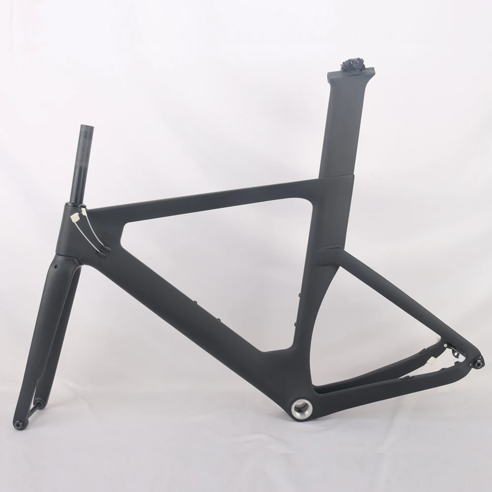 Winow Road Carbon Frameset 700*28C/30C BSA68 Disc Brake 140MM TT Frames Black Matte Gloss 49/51/54/57CM Carbon Road Bike Frame