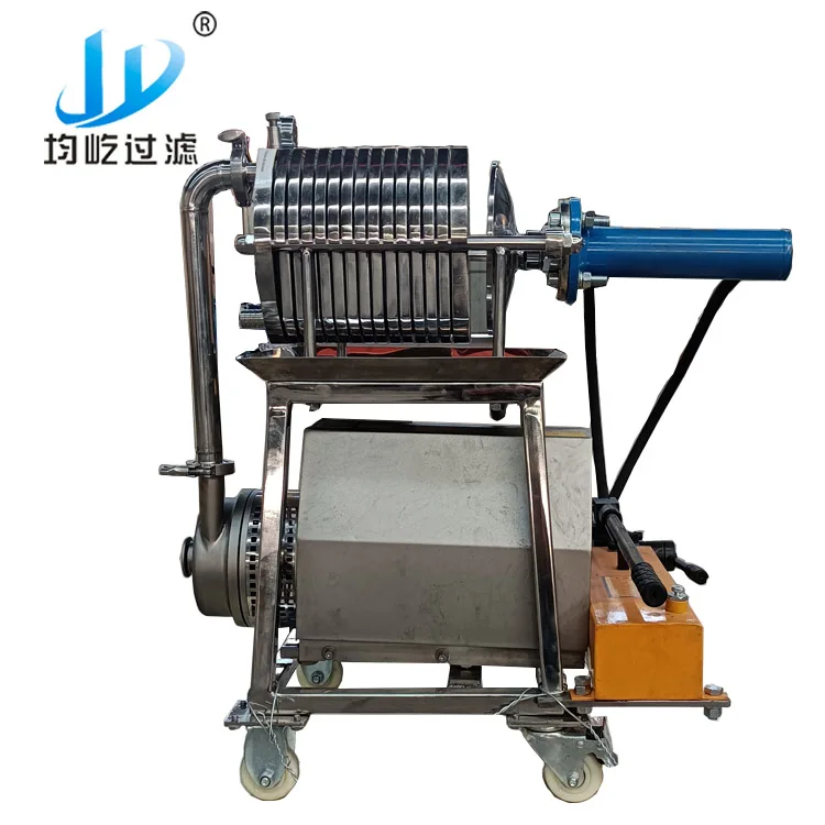 304SS Food Grade Grape Seed Degrade Cellulose Filtration Multi-layer Plate Frame Filter