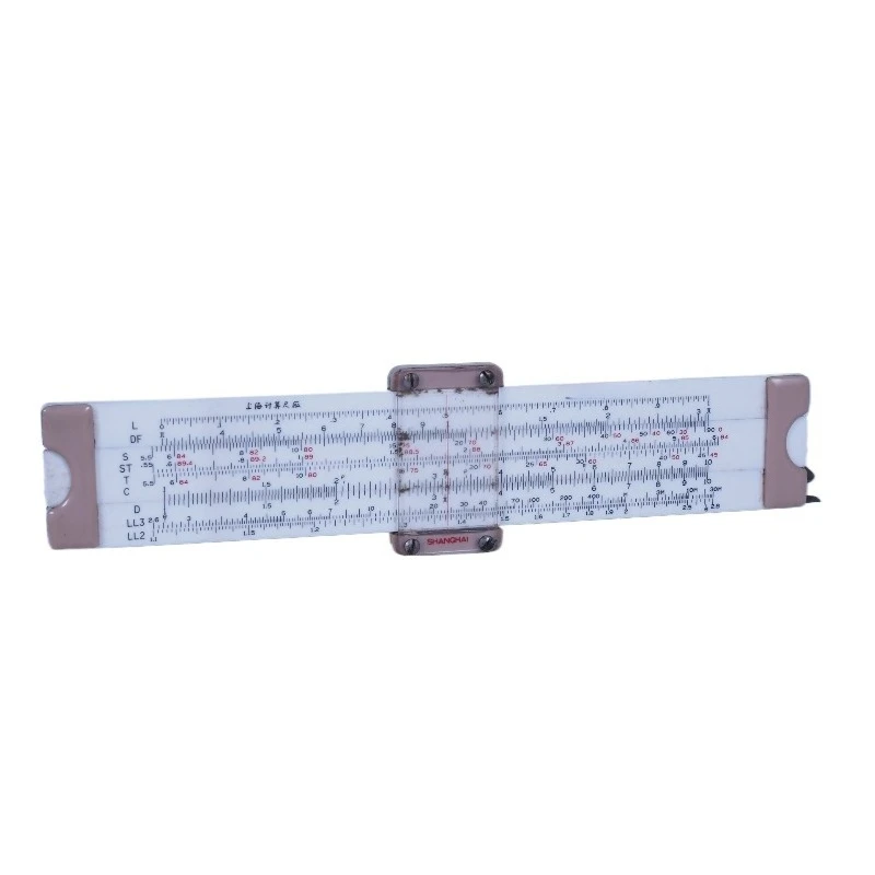For Nostalgic Old Object Vintage Logarithmic Slide Rule Age Old Object Folklore Ornament Calculator