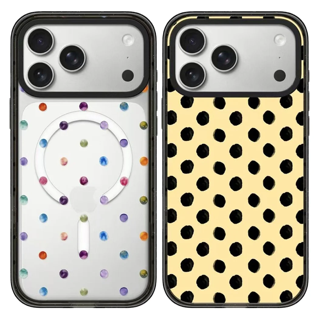 

5110434 Acrylic Black Border Magnetic Case: Compatible with IPhone 17 16 15 14 13 12 Pro Max 17 Air