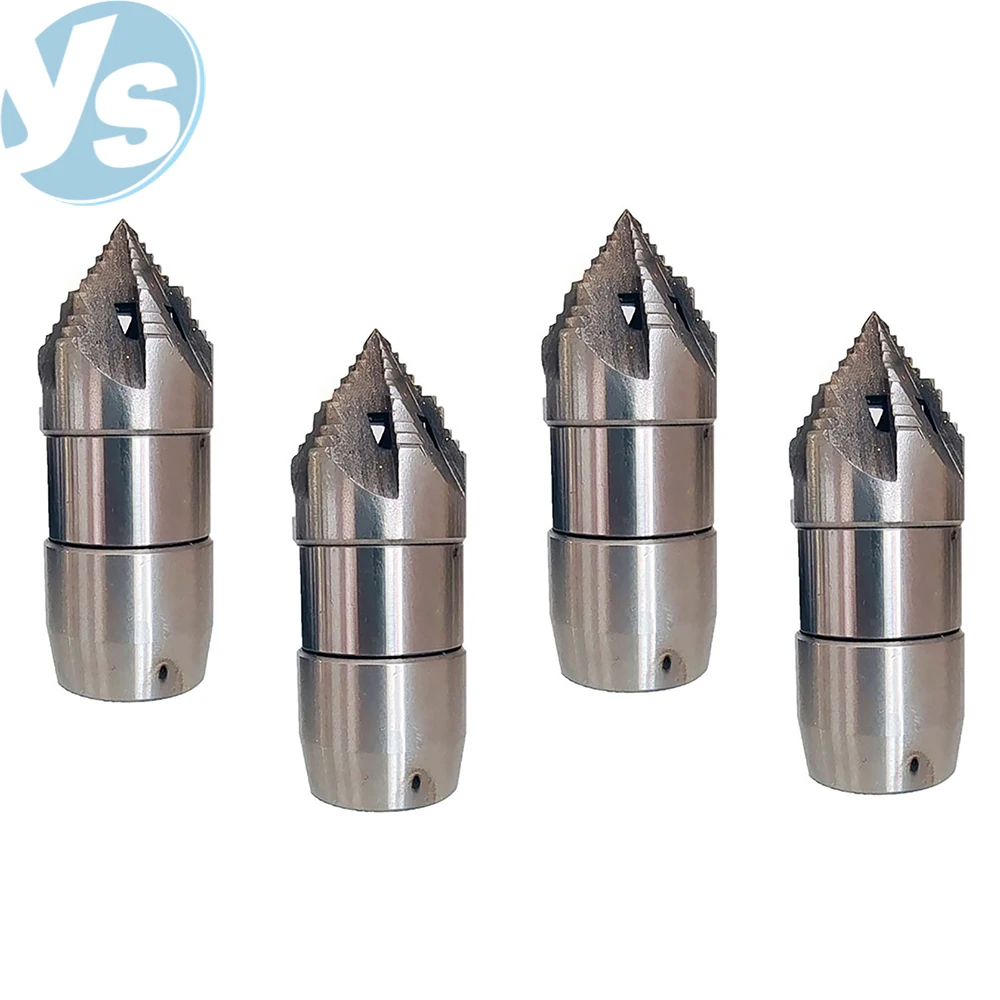 

Hot Sale High Pressure Rotary Nozzle 0.1KG Tower Nozzle Unclogging Sewerage Pipes Cleaning Sludge Grease 30L/min