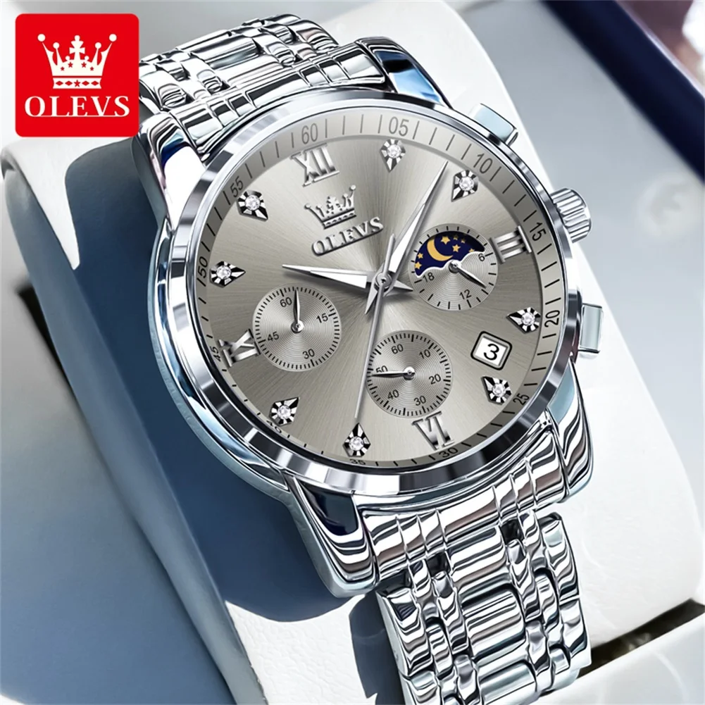 Men's Classic Three Eye Chronograph Watch