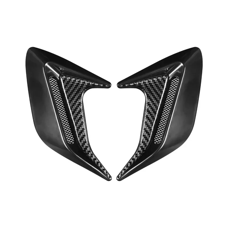 Car Shark gills refit simulation Carbon fiber Bull horn vent Car body decoration sticker