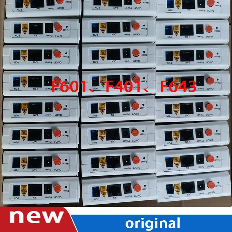Kostenloser Versand 4,0 original neues f601 gpon Terminal ont optisches Terminal 1ge Port gleiche Funktion wie onu Version