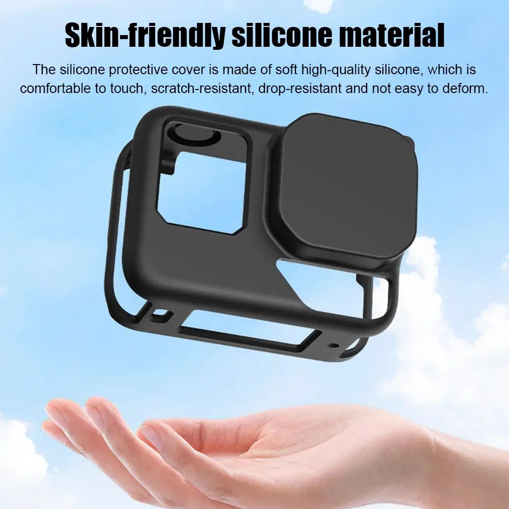 Juste de protection en silicone pour Insta360 ZanPro 2, accessoires de caméra de sport, anti-chute, anti-UL, E9M0