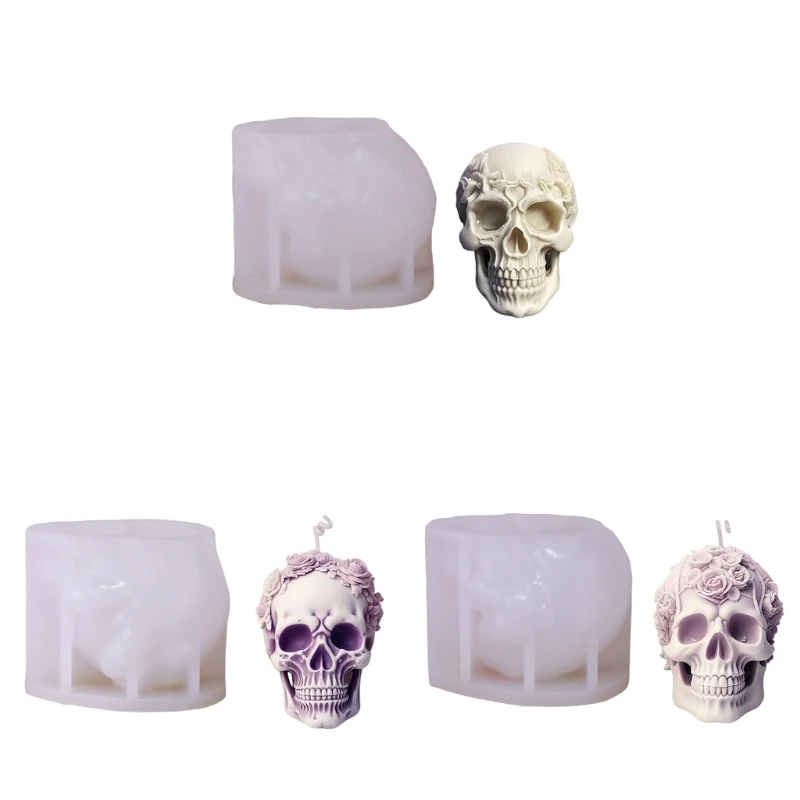 Halloween Skull Molds, Skull Silicone Molds for DIY Craft