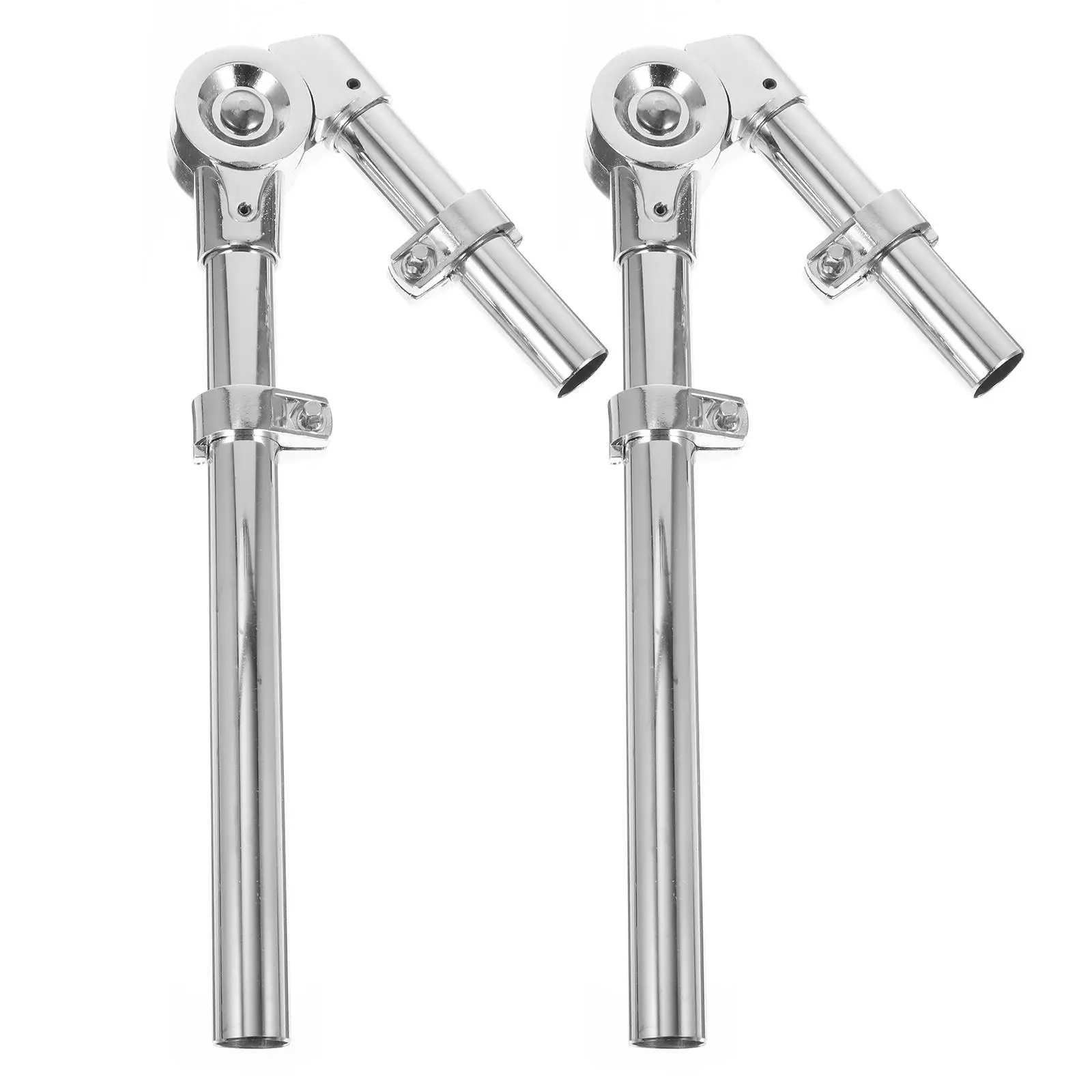 

1 Pair Drum Suspension Brackets Silver Light Sturdy Metal Adjustable Fit Drums Easy Install Compact Carry Tom Drum Stand
