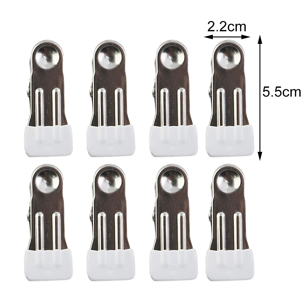 Wide Mouth Dip Plastic Flat Clip Windproof Quilt No Trace Clothespin DIY Leather Craft Metal Assistant Suture Clamp Handwork Fix