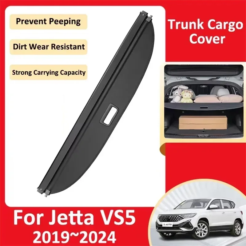 

Car Trunk Curtain For Volkswagen VW Jetta VS5 2019~2024 Luggage Storages Adjustable Partition Protective Cover Auto Accessories