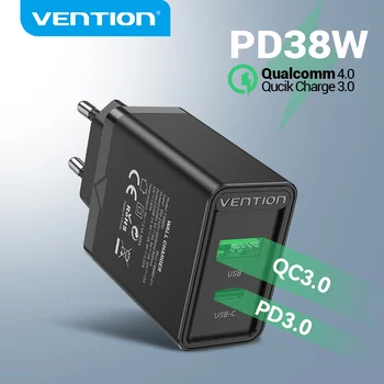 Mukavele 38W hızlı USB şarj tipi C PD hızlı şarj için iPhone 13 11 USB hızlı şarj ile QC 4.0 3.0 USB taşınabilir telefon şarj