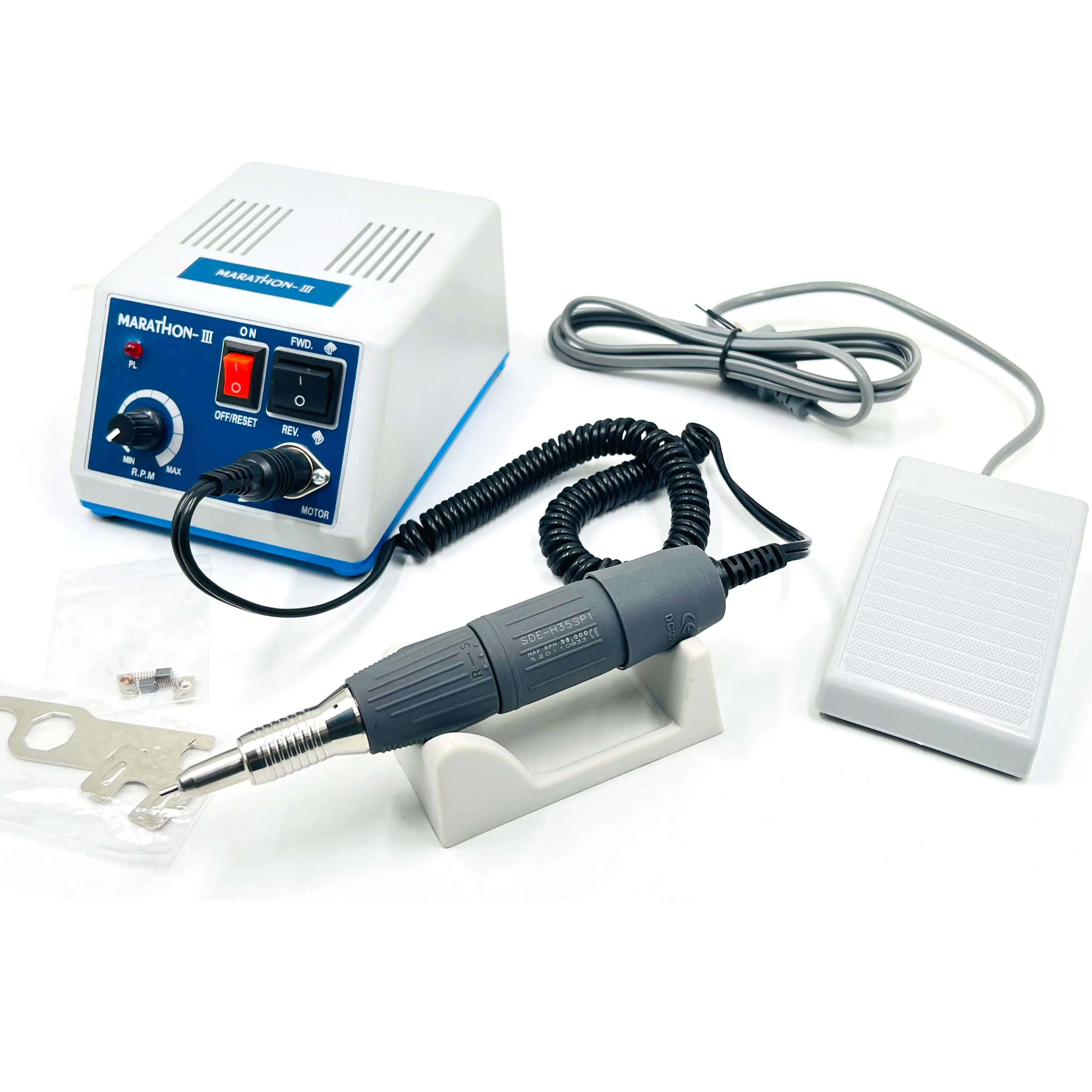 

Dental Lab SMT MARATHON MICROMOTOR Electric 35000 RPM Handpiece SDE-H35SP1 Motor Handpiece Kit 110v Or 220V