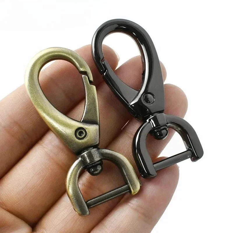 

20/50Pcs 13-38mm Meetee Metal Buckles Removable Lobster Carbiner Buckle Keychain Swivel Trigger Clips Snap Hook DIY Accessories