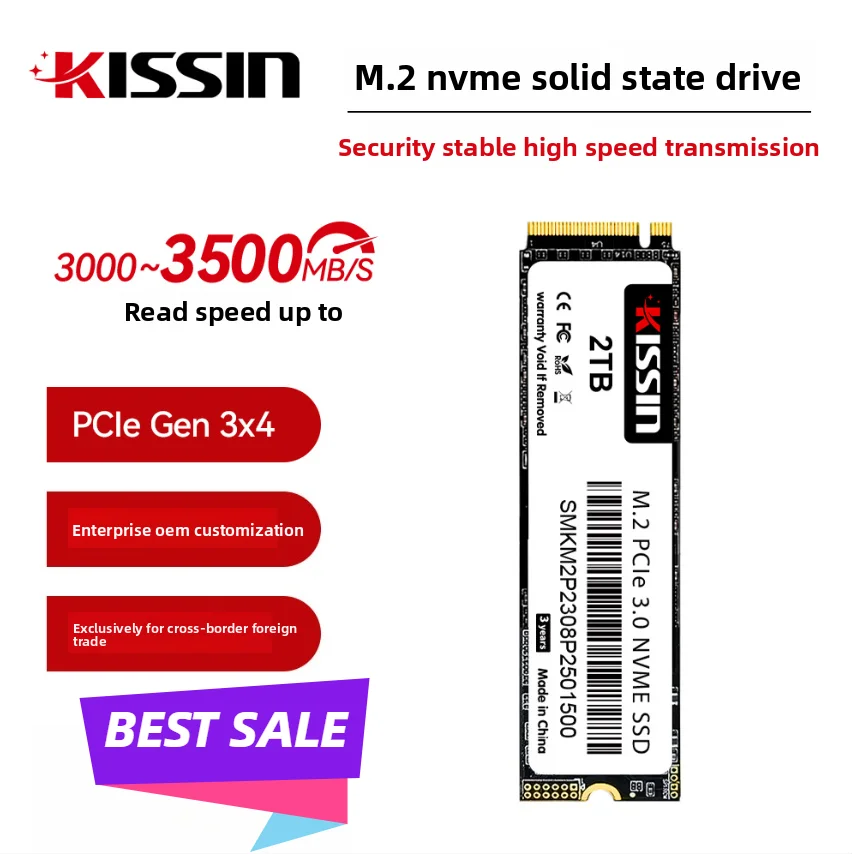 M.2 NVMe PCIe 3.0 SSD 256GB 512GB 1TB 2280 PC 노트북 데스크탑용 솔리드 스테이트 드라이브