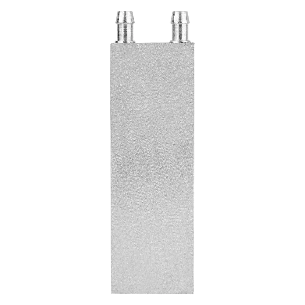 A45U الألومنيوم كتلة تبريد المياه 80X40X12mm برودة للكمبيوتر وحدة المعالجة المركزية المبرد
