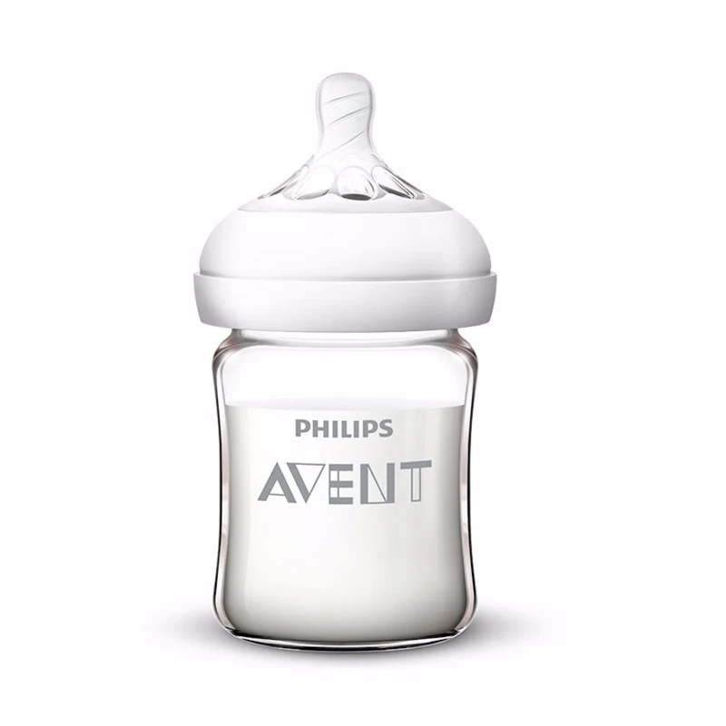 

Philips Avent Glass Baby Bottle Wide Caliber 125ML/160ML Baby Bottle Glass Bottles Newborn Feeding Bottles