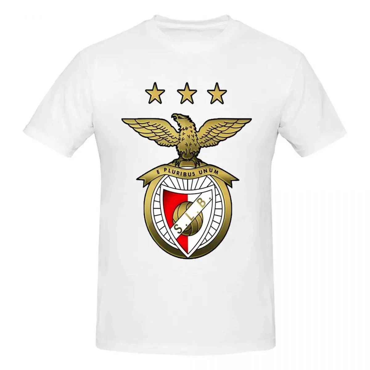 100% Cotton SL BENFICA T-shirt Men Fashion Oversized T Shirt Men crew Neck Summer Shirts Tops S-6XL