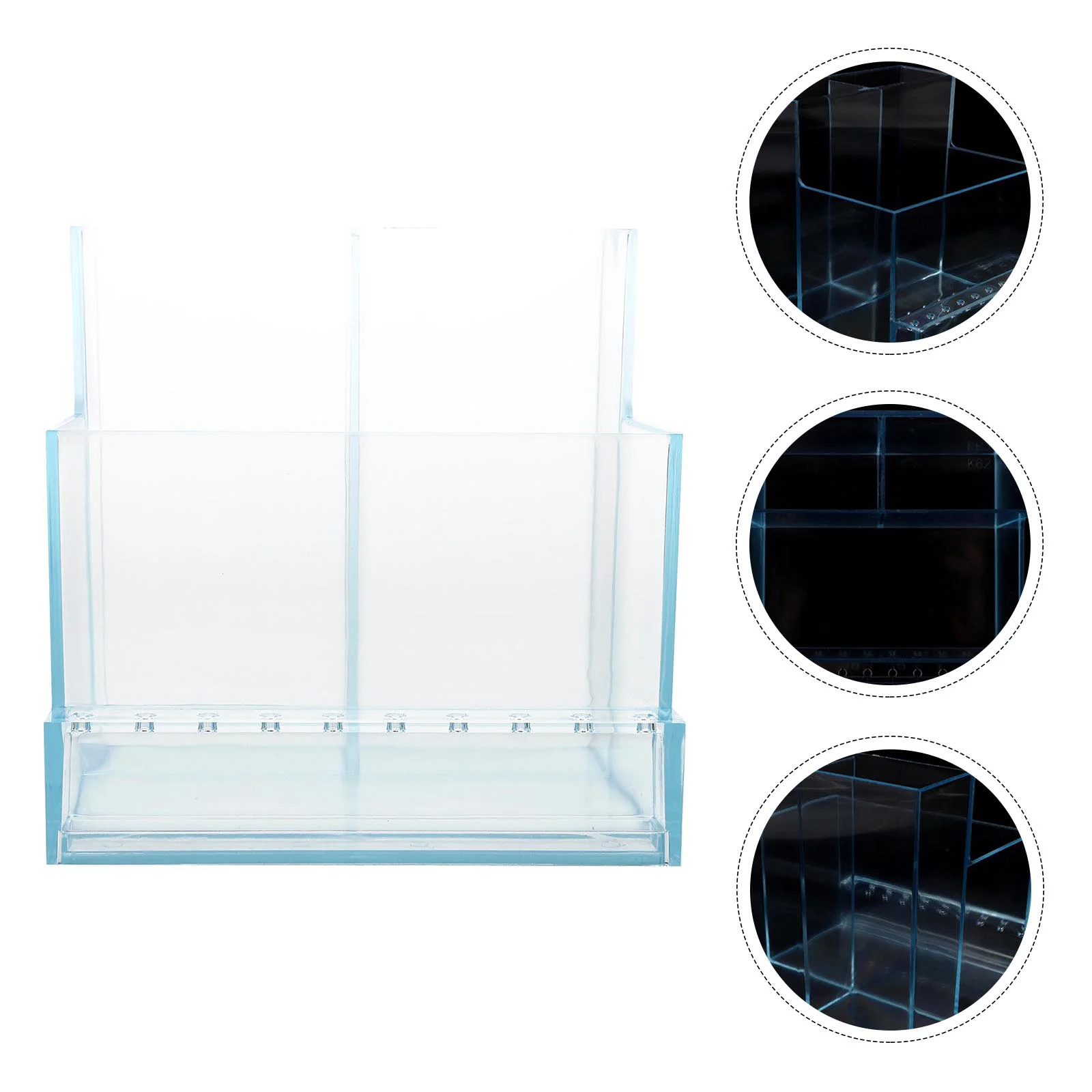 Support de rangement pour broyeur, organisateur d'ongles, support de polisseuse de manucure, outils pour présentoir, fourniture de Salon de meulage en plastique