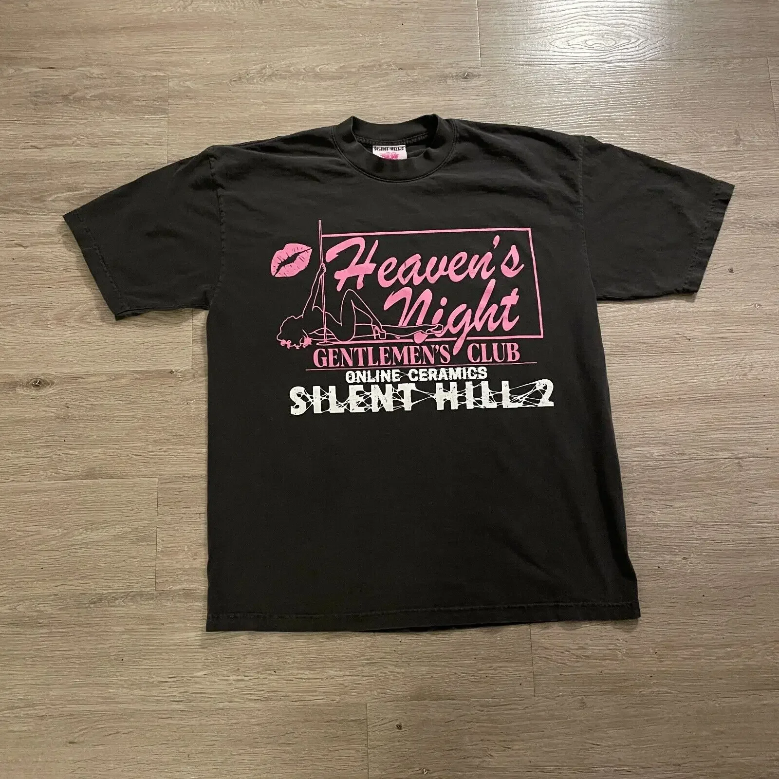 

(New) Silent Hill 2 Online Ceramics Unisex Large Black T Shirt Halloween Horror