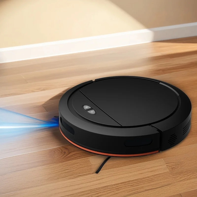 Commercial Smart Robot Vacuum Cleaner Automatic Home Floor Mop App Control Lightweight Anti Fall Sweeper for Hotel Use