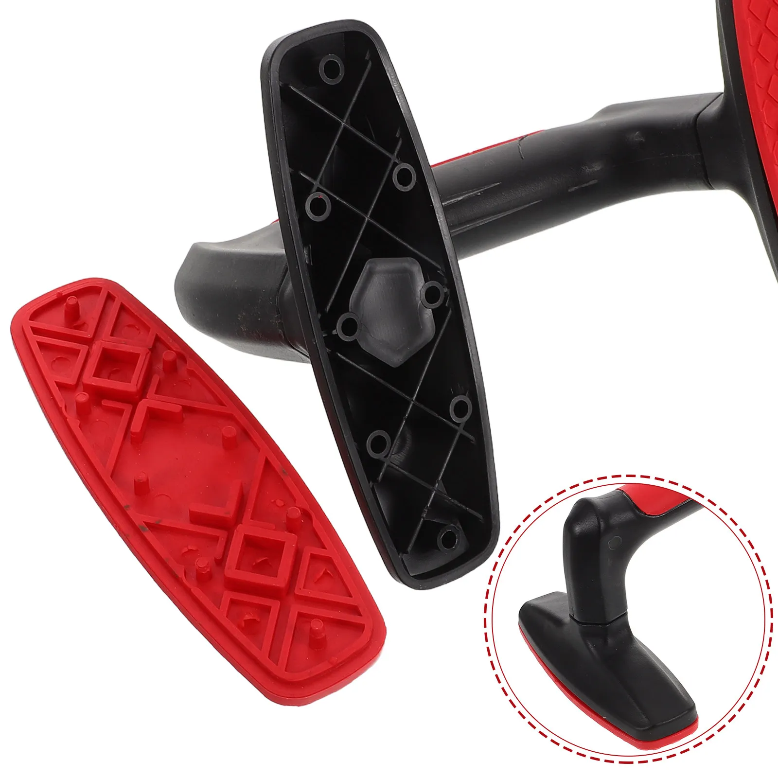 2Pcs Push Up Bars Plastic H Shaped Handle Stands for Floor Home Workout Gym Fitness Equipment Push Up Stands Handles