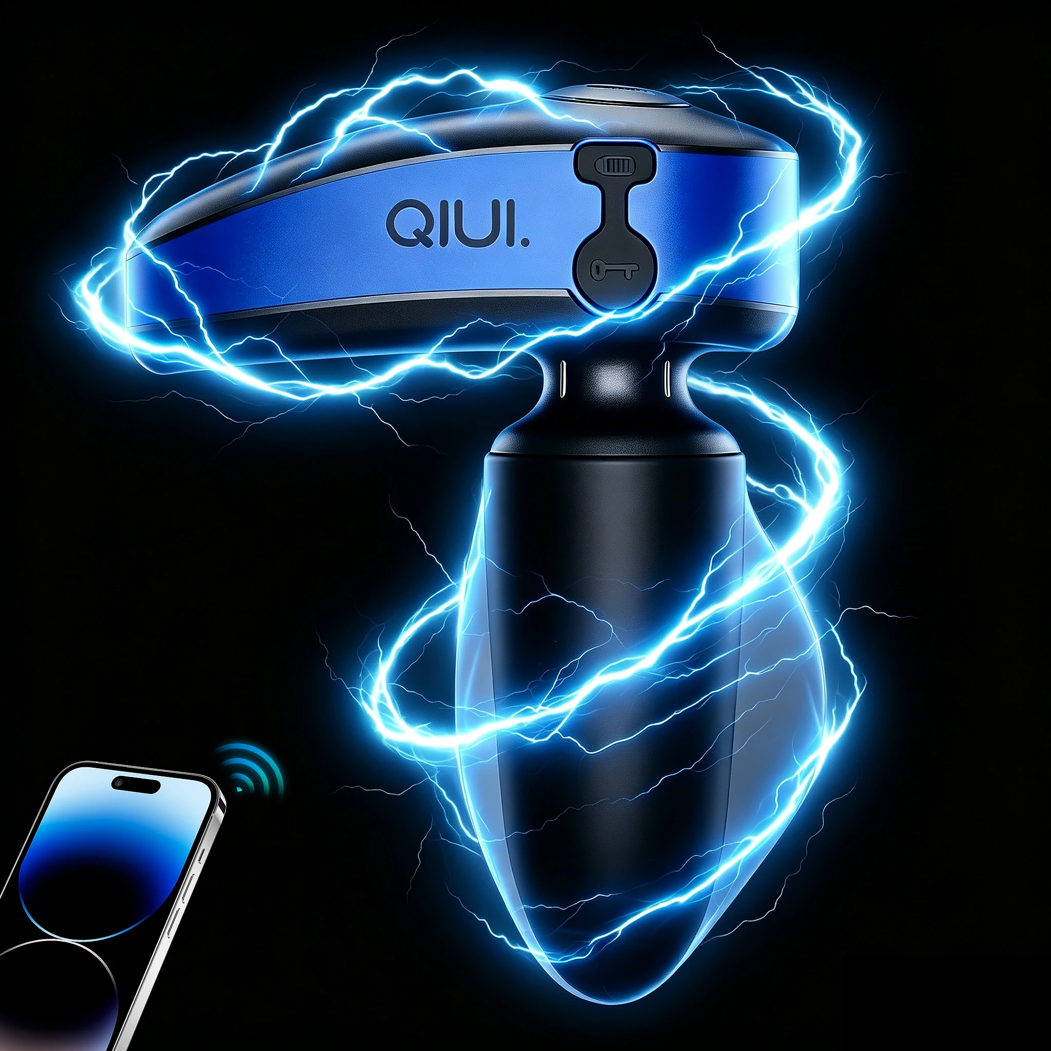 Smart APP Remote Control Silicone Vibrating Anal Plug with Electric Shock - Expanding Adult Sex Toy for Men and Women Lovers