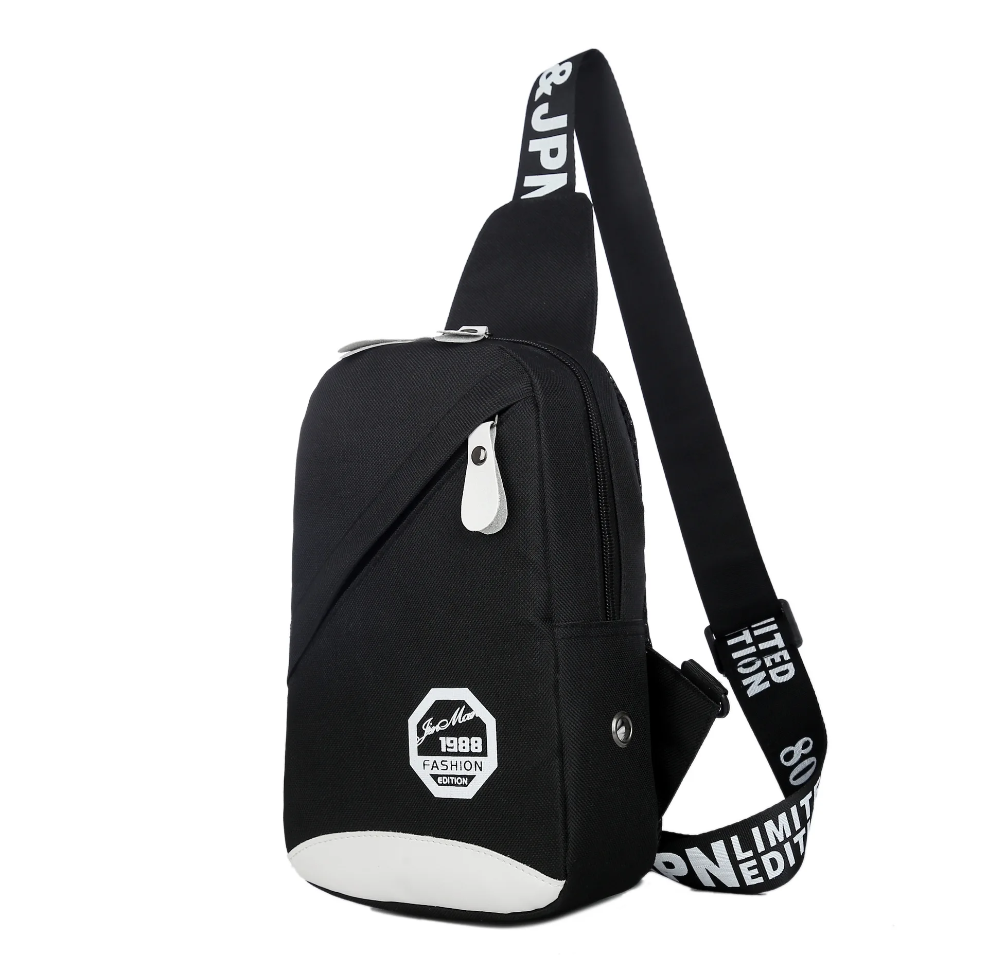 Image of Herren-Brusttasche, lässige Damen-Canvas-Tasche, Umhängetasche, Outdoor-Sport-Rucksack, Hüfttasche, Brusttasche