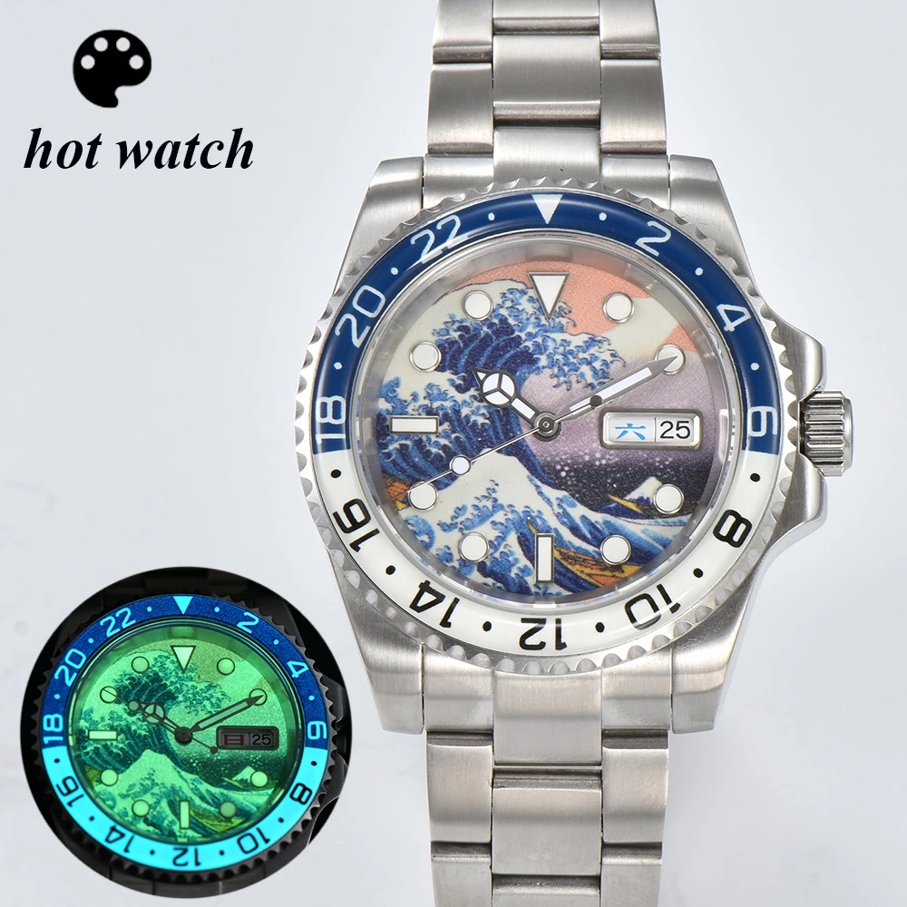 watches for men nh35 watch automatic movement mechanical watches Creative Watch Sapphire Glass Waterproof Watch NH35 movement ﻿